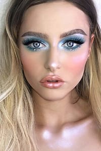 Pink Blush with Blue Smoke