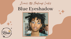 Eyeshadow in blue