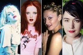 Actual 90s grunge makeup