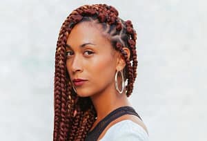 Extended box braids
